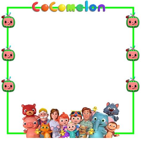 cocomelon border|cocomelon background design.